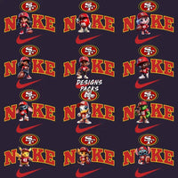 Load image into Gallery viewer, 31 Football San Francisco Team 49Ers Cartoon Swoosh Designs Bundle Png
