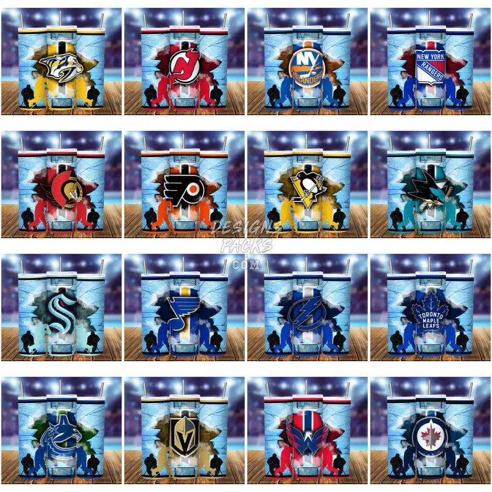31 Ice Hockey Rink Hole Tumbler Wrap Bundle Jpg
