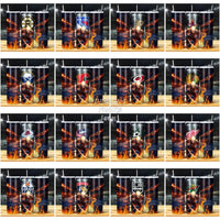 Load image into Gallery viewer, 31 Ice Hockey Skeleton Fire Tumbler Wrap Bundle Jpg
