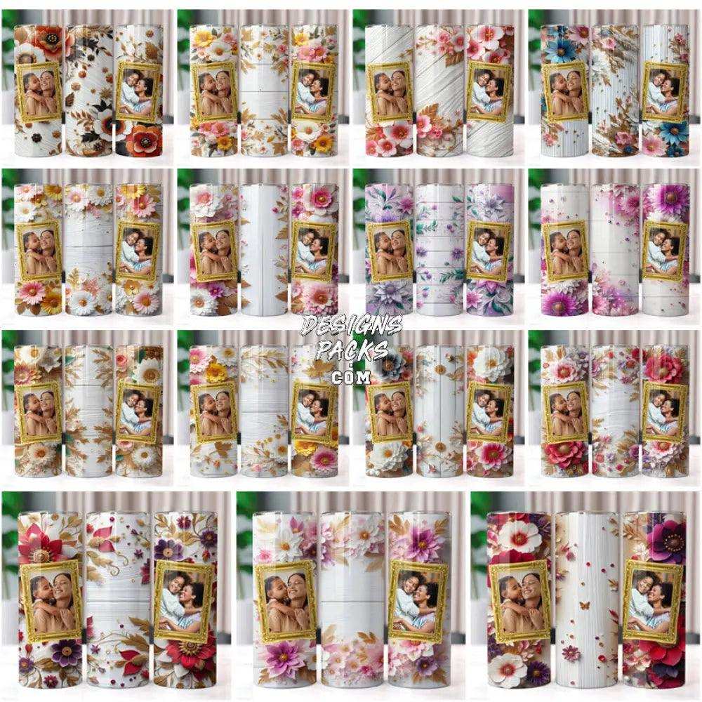 31 Mothers Day Mom Photo Frame Tumbler Wrap Bundle Jpg