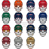 Load image into Gallery viewer, 31 Sugar Skull Ice Hockey Teams Designs Bundle Png
