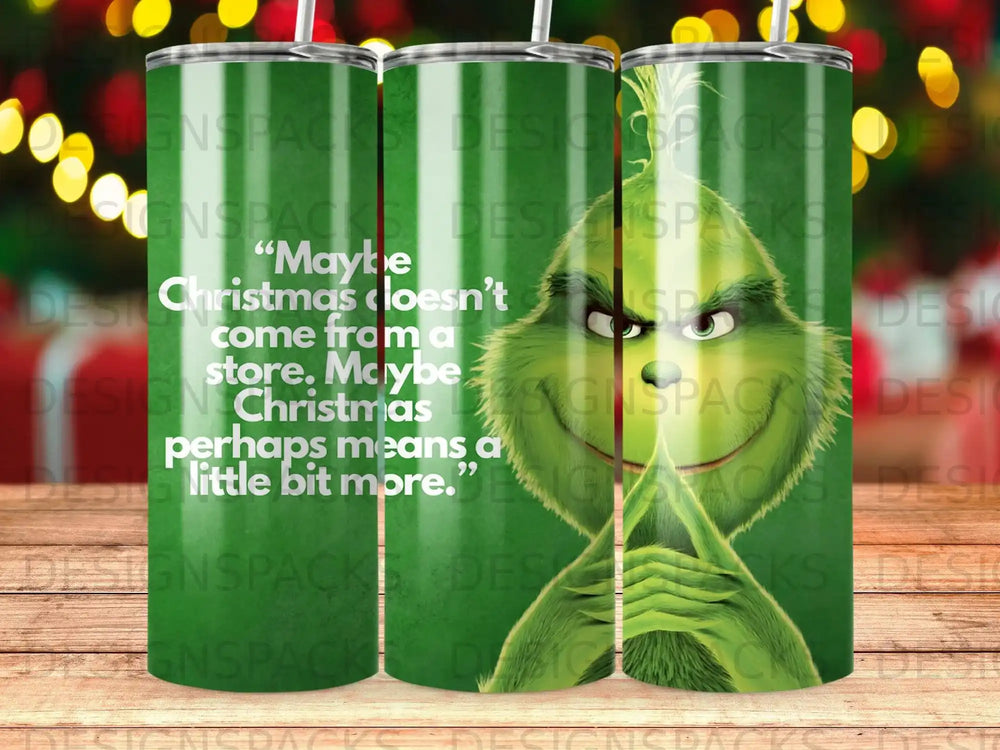 Grinch Christmas Quote Little Bit More product type
