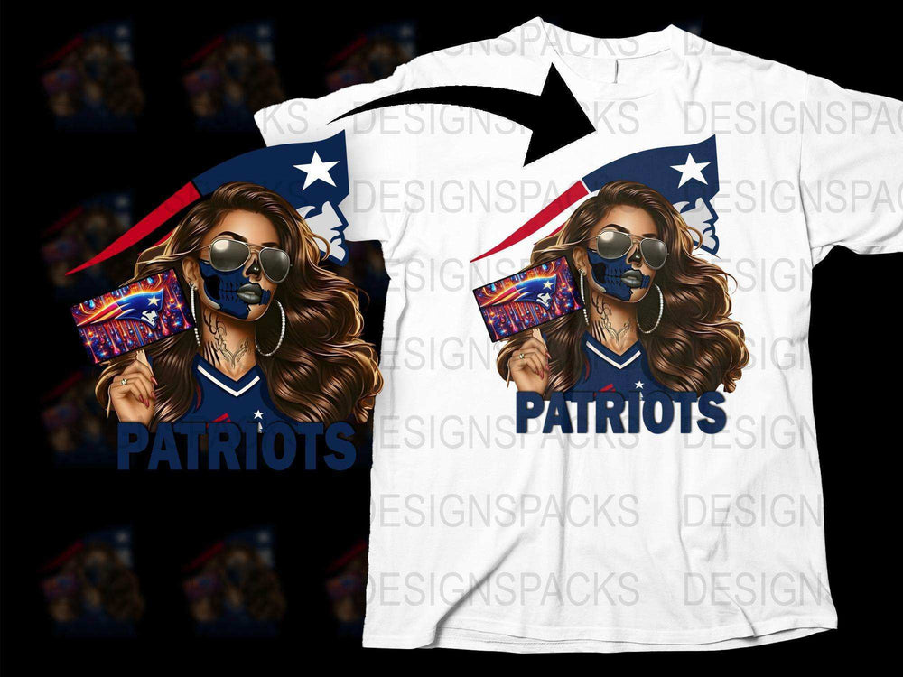 Patriotic Woman T-Shirt, American Flag, Sunglasses, Fashion Graphic Tee, Summer Apparel, Casual Streetwear, Unique Design, Unisex