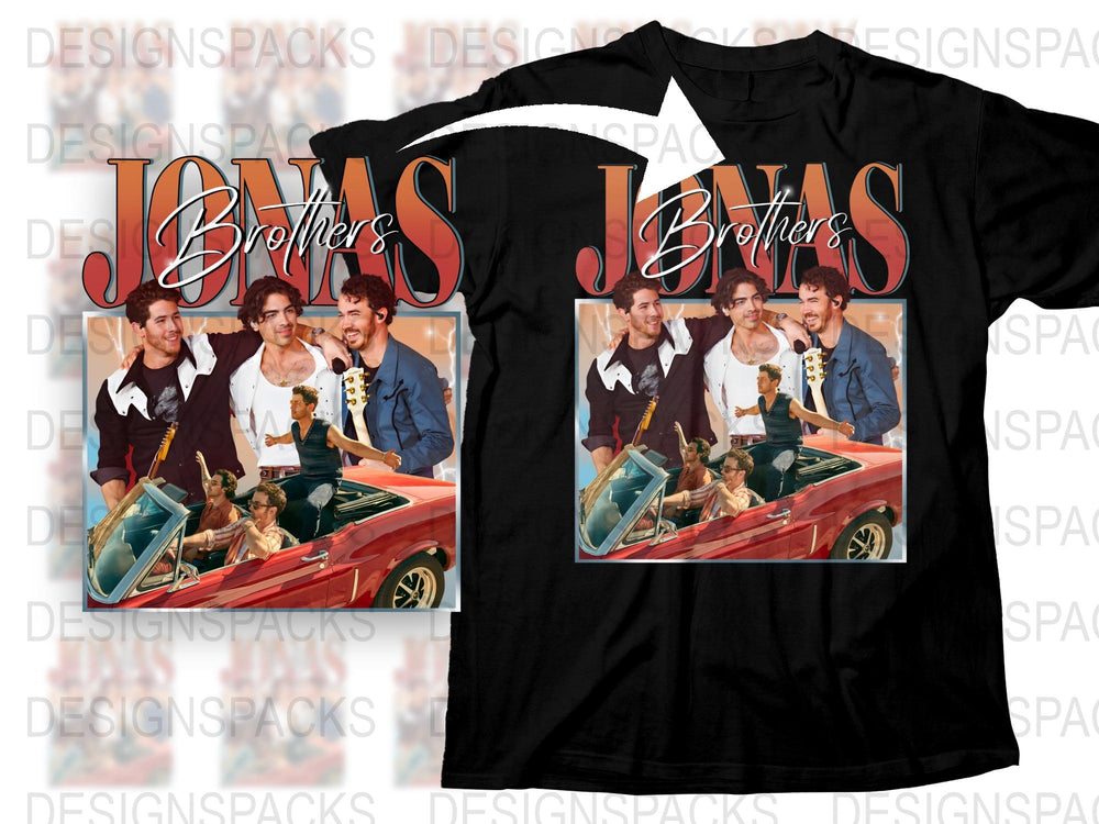 Vintage Jobros Band T-Shirt, Retro 90s Pop Group Graphic Tee, Collectible Music Merchandise
