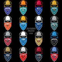 Load image into Gallery viewer, 32 Bandana Football Designs Bundle Png
