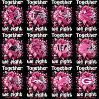 Load image into Gallery viewer, 32 Breast Cancer Awareness Football Teams Designs Bundle PNG
