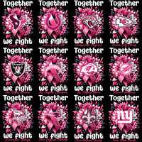 Load image into Gallery viewer, 32 Breast Cancer Awareness Football Teams Designs Bundle PNG
