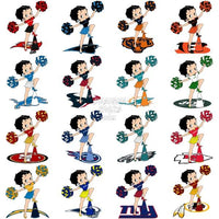 Load image into Gallery viewer, 32 Cartoon Betty Football Designs Bundle Png
