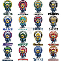 Load image into Gallery viewer, 32 Cartoon Minion Football Designs Bundle Png

