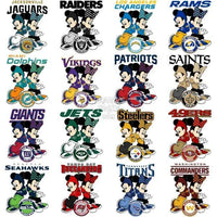Load image into Gallery viewer, 32 Cartoon Minnie Football Designs Bundle PNG
