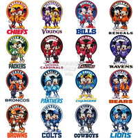 Load image into Gallery viewer, 32 Cartoon Mouse Couple Football Teams Designs Bundle Png
