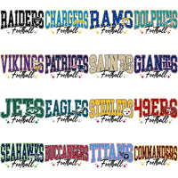 Load image into Gallery viewer, 32 Christmas Snow Season Football Teams Designs Bundle PNG + Sleeve Designs
