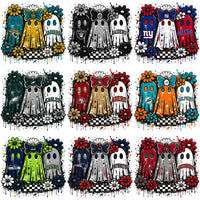 Load image into Gallery viewer, 32 Cute Ghosts Football Teams Colors Halloween Designs Bundle PNG
