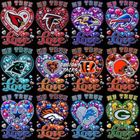 Load image into Gallery viewer, 32 Diamond My True Love Football Teams Designs Bundle Png
