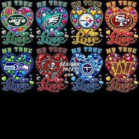 Load image into Gallery viewer, 32 Diamond My True Love Football Teams Designs Bundle Png
