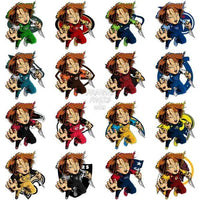 Load image into Gallery viewer, 32 Doll Movie Horror Football Designs Bundle PNG
