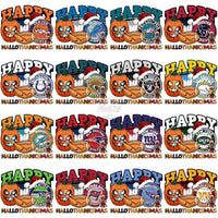 Load image into Gallery viewer, 32 Fall Halloween Christmas Football Designs Bundle Png
