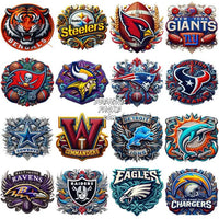 Load image into Gallery viewer, 32 Football Embroidered Style Stitching Teams Designs Bundle Png
