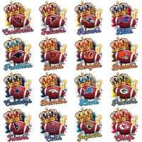 Load image into Gallery viewer, 32 Football Luxury King Teams Designs Bundle PNG
