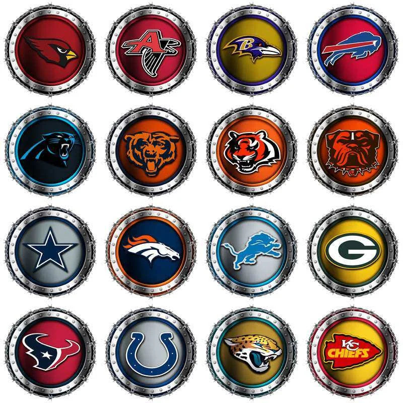 32 Football Teams Barbed Wire Logo Designs Bundle PNG