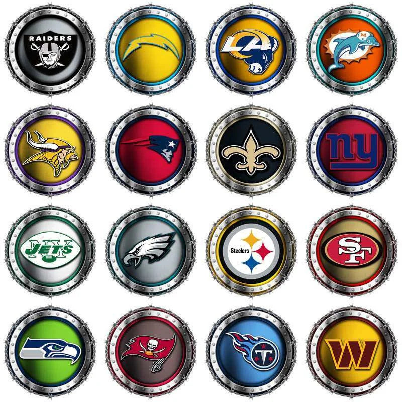 32 Football Teams Barbed Wire Logo Designs Bundle PNG