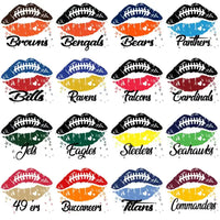 Load image into Gallery viewer, 32 Football Teams Football &amp; Lips Designs Bundle PNG
