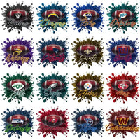 Load image into Gallery viewer, 32 Football Teams Football &amp; Logo Splash Designs Bundle PNG

