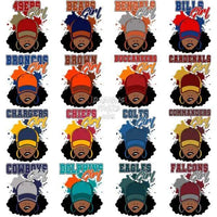 Load image into Gallery viewer, 32 Football Teams Girl Caps Designs Bundle PNG PSD
