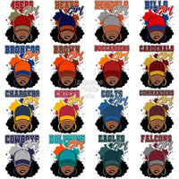 Load image into Gallery viewer, 32 Football Teams Girl Caps Designs Bundle Png Psd
