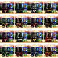 Load image into Gallery viewer, 32 Football Teams Grunge Flag Tumbler Wrap Bundle Jpg
