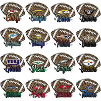 Load image into Gallery viewer, 32 Football Teams Leopard Football Designs Bundle PNG
