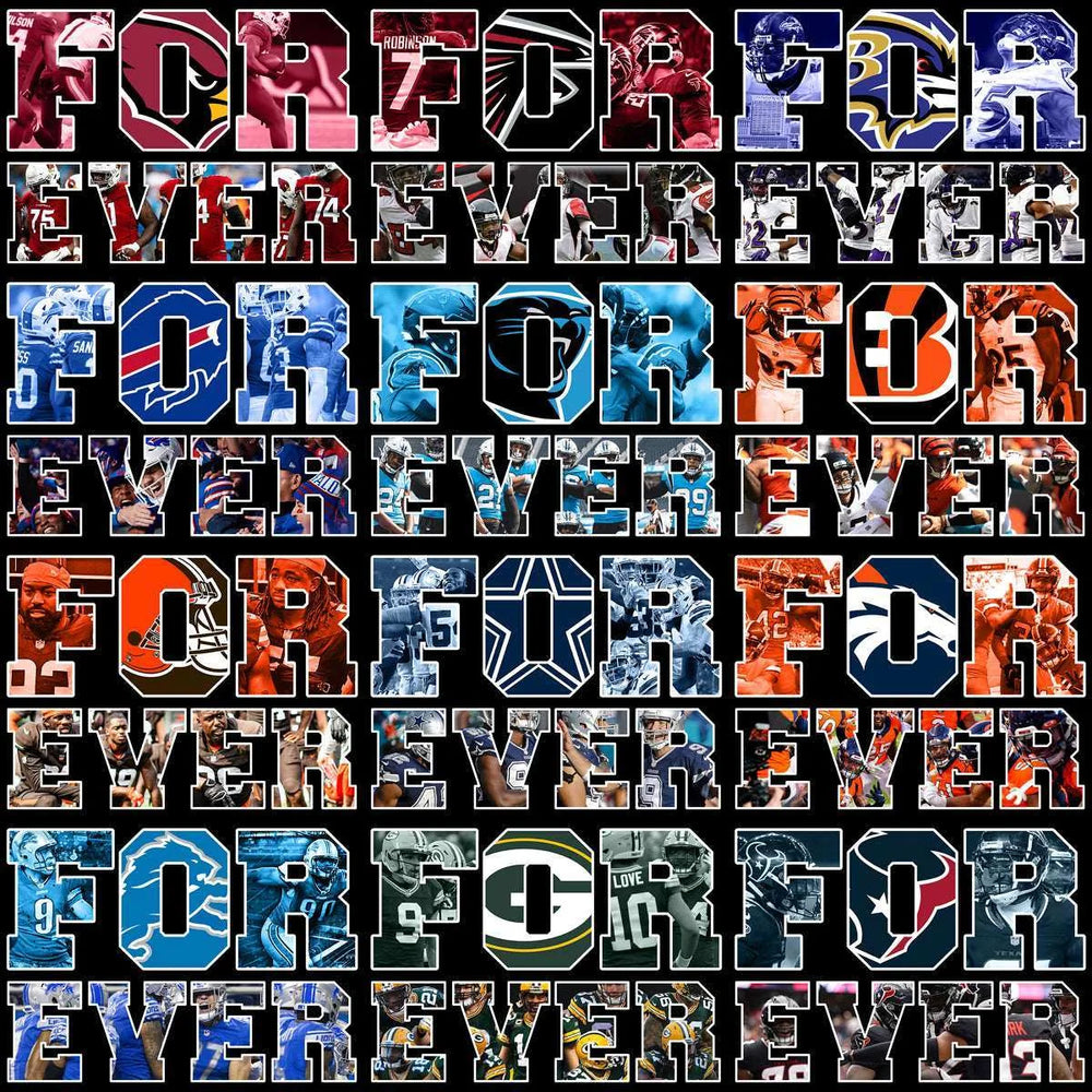 32 Football Teams Logo Forever Designs Bundle PNG