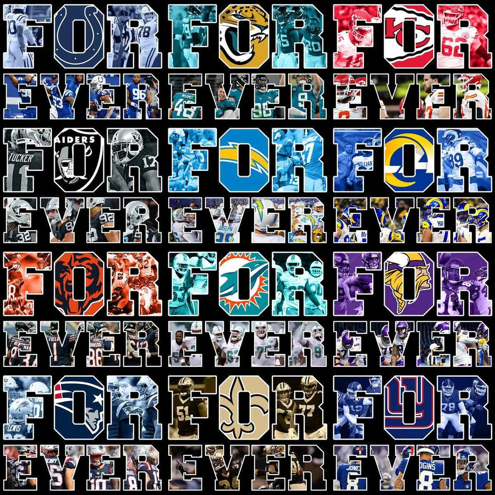 32 Football Teams Logo Forever Designs Bundle PNG