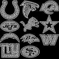 Load image into Gallery viewer, 32 Football Teams Logo Leopard Pattern Designs Bundle PNG
