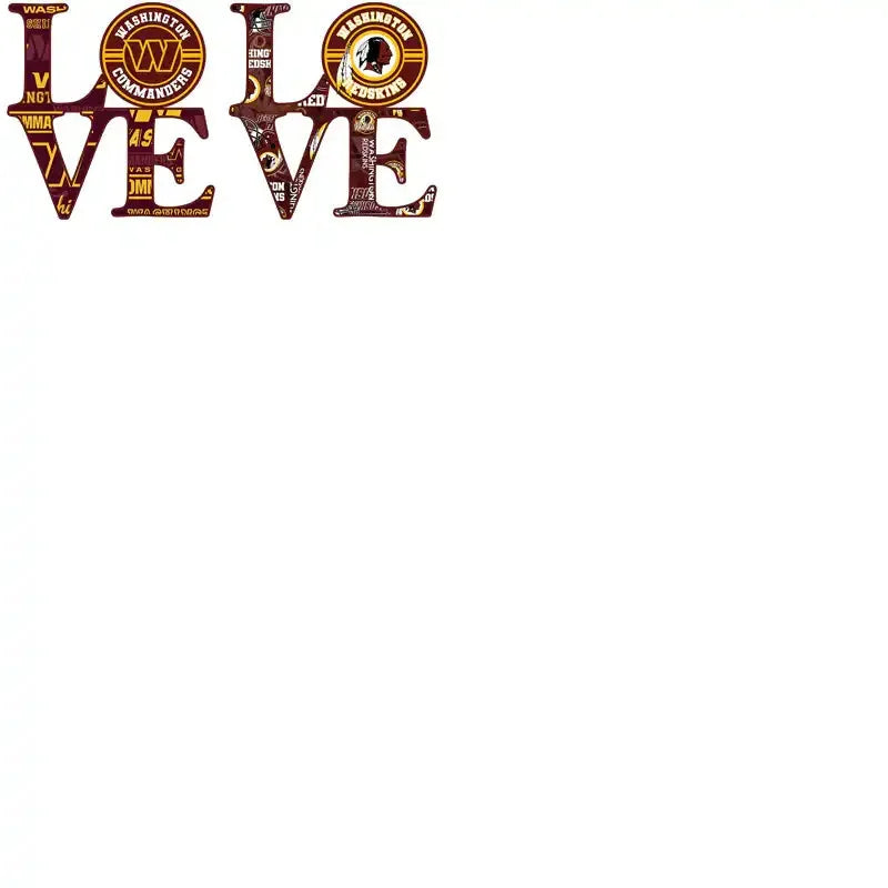 32 Football Teams LOVE Designs Bundle PNG