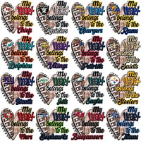 Load image into Gallery viewer, 32 Football Teams My Heart Belongs Designs Bundle PNG
