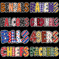 Load image into Gallery viewer, 32 Football Teams Patchwork Doodle Letters Designs Bundle PNG
