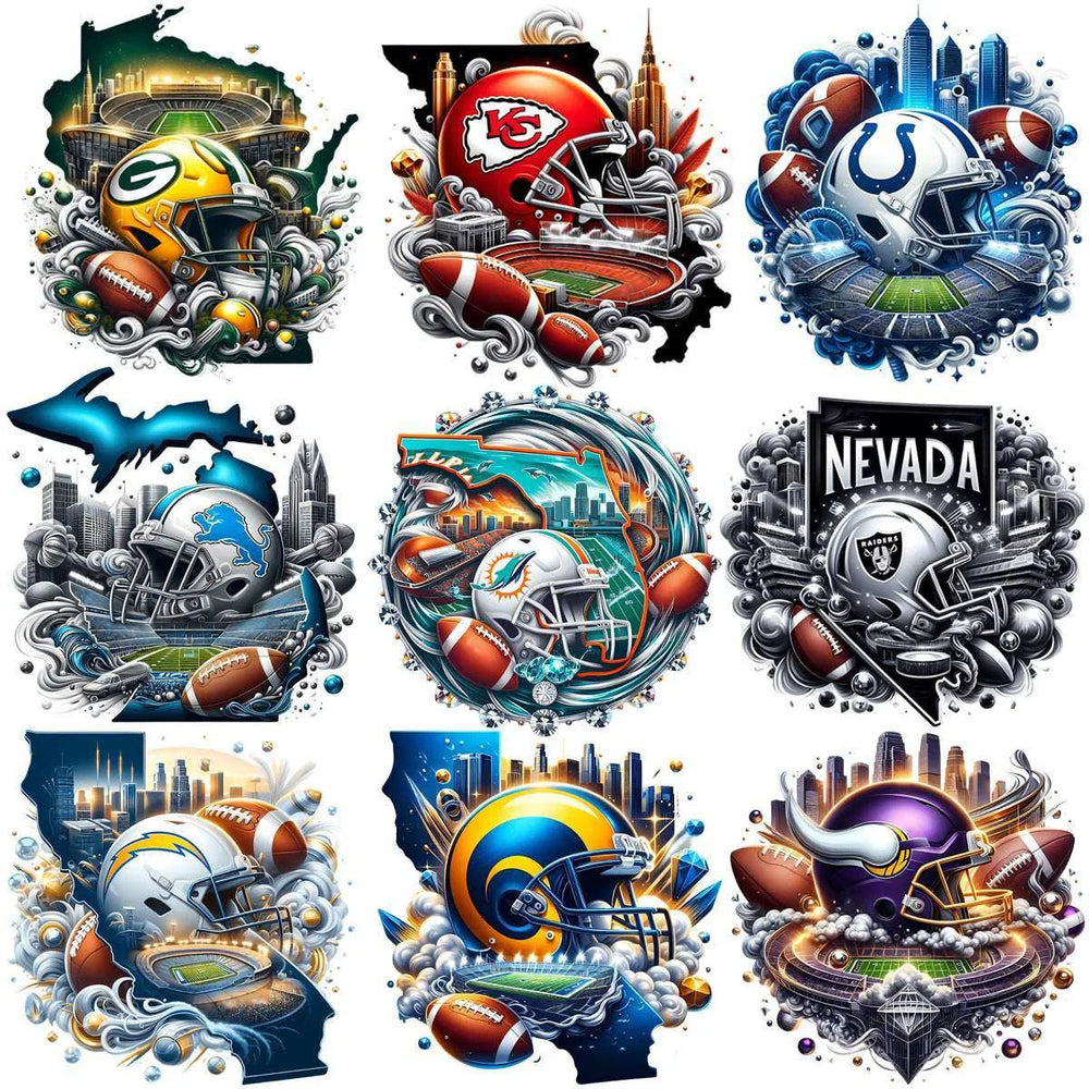 32 Football Teams Smoke Map Logo Designs Bundle PNG