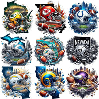 Load image into Gallery viewer, 32 Football Teams Smoke Map Logo Designs Bundle PNG

