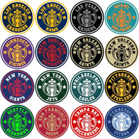 Load image into Gallery viewer, 32 Football Teams Starbucks Team Logos Designs Bundle PNG
