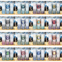 Load image into Gallery viewer, 32 Football Teams Watercolor Glitter Tumbler Wrap Bundle Jpg

