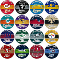 Load image into Gallery viewer, 32 Football Teams Wood circle Logo Designs Bundle PNG
