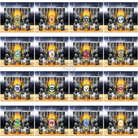 Load image into Gallery viewer, 32 Football Teams Zombie Fire Tumbler Wrap Bundle Jpg
