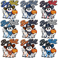 Cargar imagen en el visor de la galería, 32 Ghost Boo Y'all Football Teams Halloween Designs Bundle PNG
