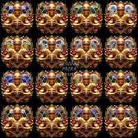 Load image into Gallery viewer, 32 Golden Football Teams Player Designs Bundle Png
