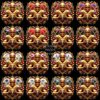 Load image into Gallery viewer, 32 Golden Football Teams Player Designs Bundle Png
