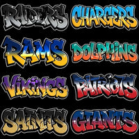 Load image into Gallery viewer, 32 GRAFFITI Football Teams Designs Bundle PNG
