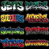 Load image into Gallery viewer, 32 GRAFFITI Football Teams Designs Bundle PNG

