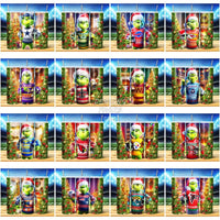 Load image into Gallery viewer, 32 Grinch Christmas Football Tumbler Wrap Bundle Jpg
