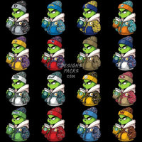 Load image into Gallery viewer, 32 Grinch With Drink Football Teams Designs Bundle Png

